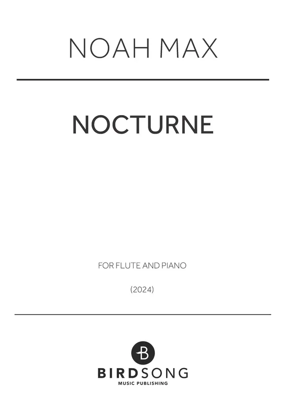 Noah Max : Noah Max : Nocturne – Flute, Piano – Faber Digital