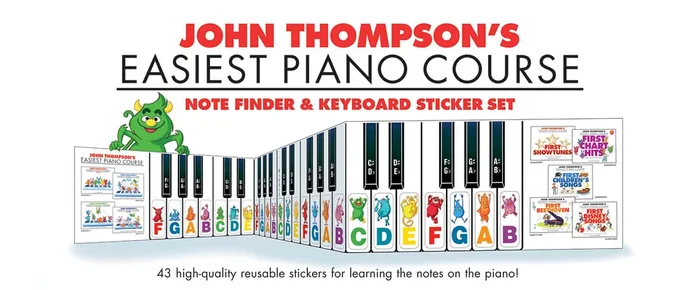 Note Finder and Keyboard Sticker Set