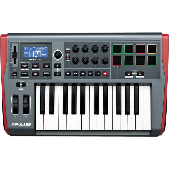 Novation Impulse 25 USB MIDI Controller Keyboard