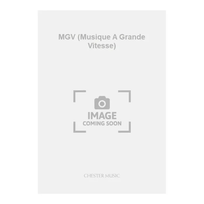 Nyman, Michael – MGV (Musique A Grande Vitesse)