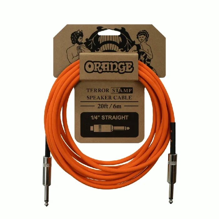 Orange CA041 Terror Stamp Speaker Cable 6m (20ft) 1/4 Inch Jack-Jack