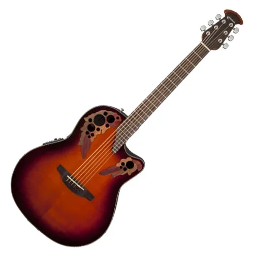 Ovation Celebrity Elite Acoustic Electric Mid Depth Bowl in Sunburst – CE441