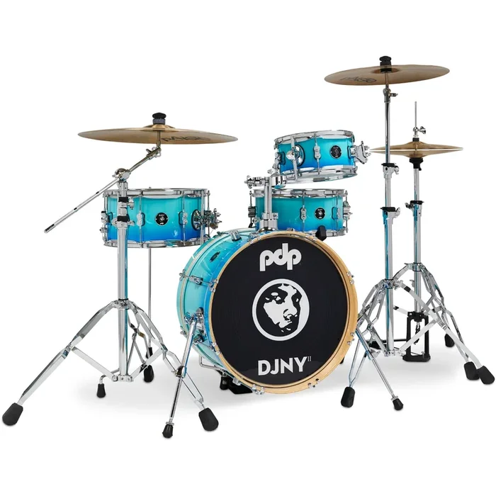 Pacific Drums & Percussion Daru Jones New Yorker II 4-Piece – Blue Fade