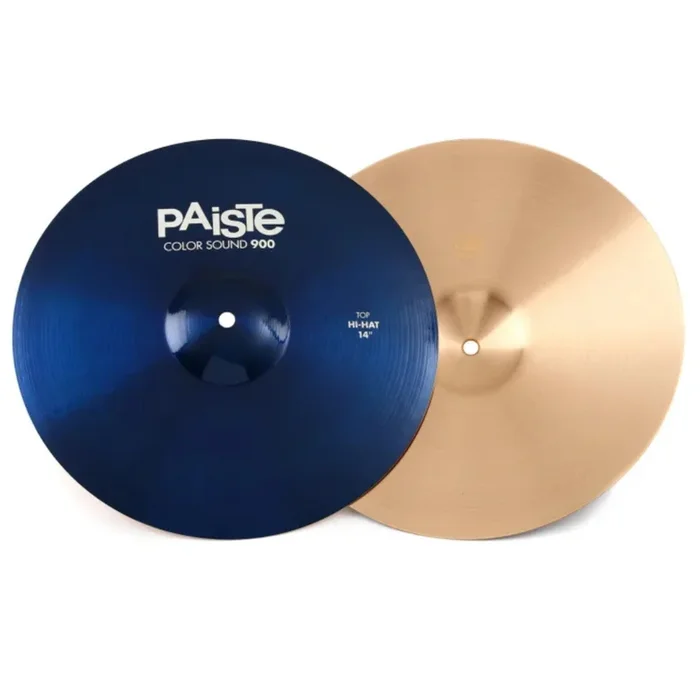 Paiste 900 Series 14 Colour Sound Hi-Hat Cymbals – Blue