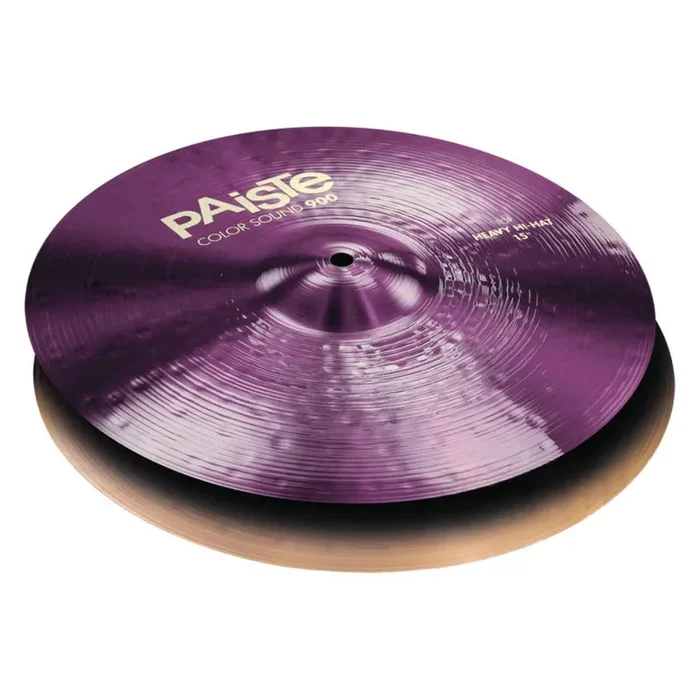 Paiste 900 Series 15 Colour Sound Heavy Hi-Hat Cymbals – Purple