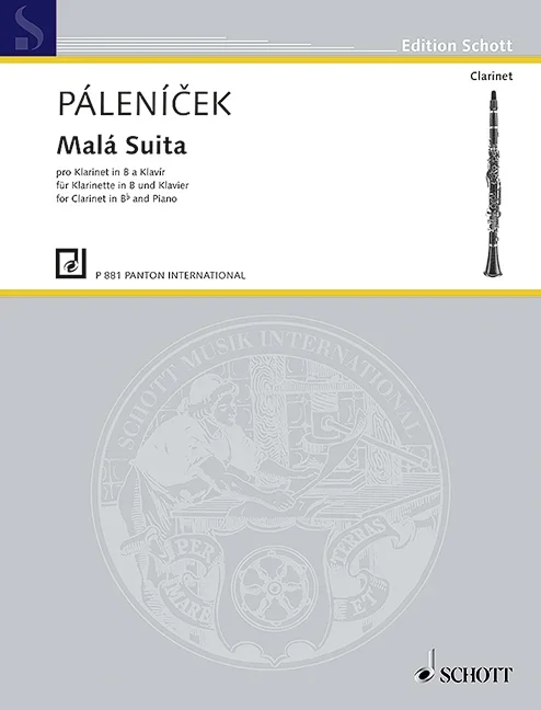 Palenicek, Josef : Palenicek, Josef : Malá Suita, (Little suite) – clarinet and piano – Schott Digital