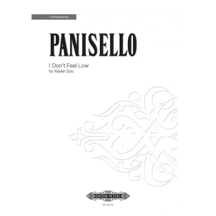 Panisello, Fabián – I don’t feel low