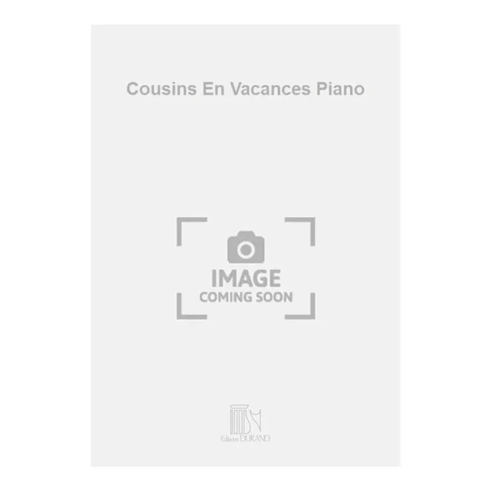 Pascal, Claude – Cousins En Vacances Piano