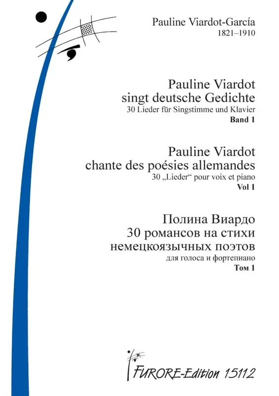 Pauline Viardot Sings German Poems – Volume 1