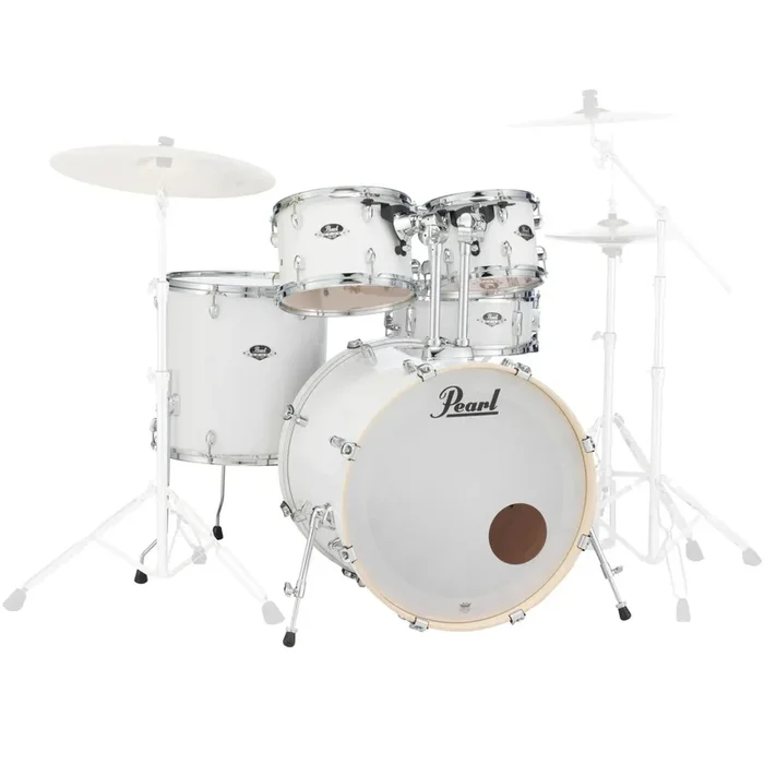 Pearl Export EXX 5 Piece Shell Pack in Slipstream White – EXX725SPC777