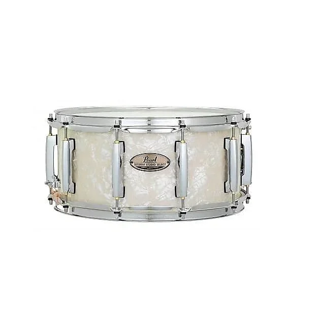 Pearl STS1480S/C405 Session Studio Select 8×14 ” Snare Drum in Nicotine White Marine Pearl *IN STOCK*