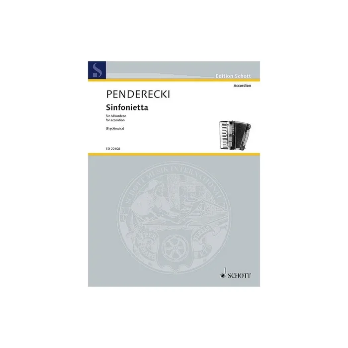Penderecki, Krzysztof – Sinfonietta