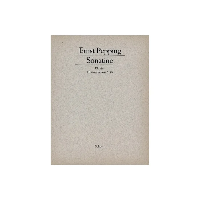 Pepping, Ernst – Sonatina