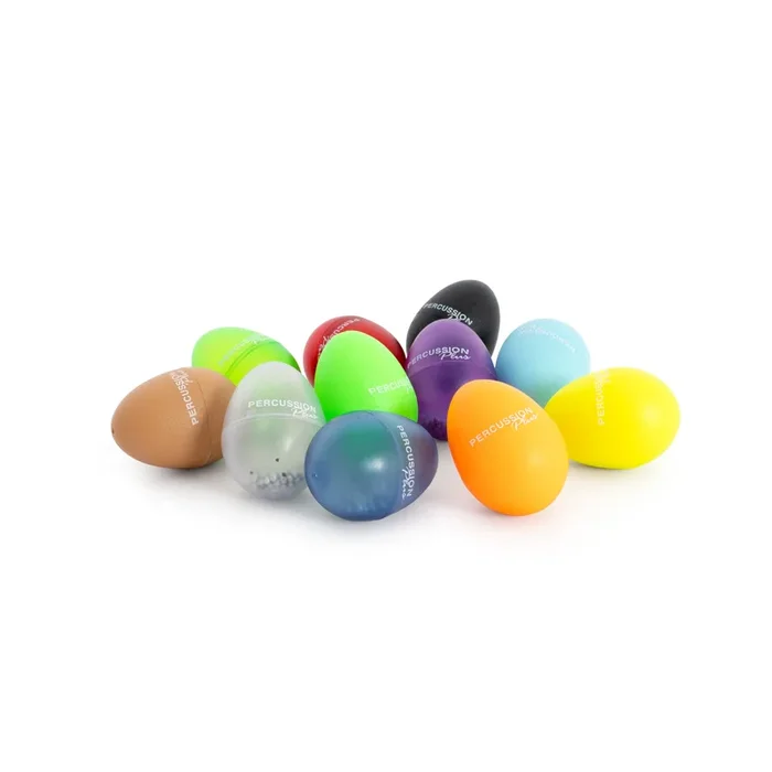 Percussion Plus single egg shaker – mixed colours