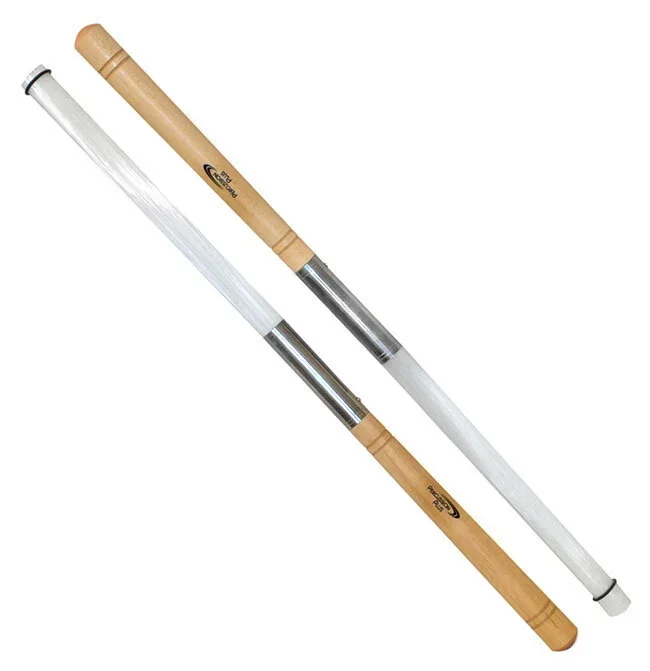 Percussion Plus Soft Nylon Drum Brushes with Wood Handle (Pair)