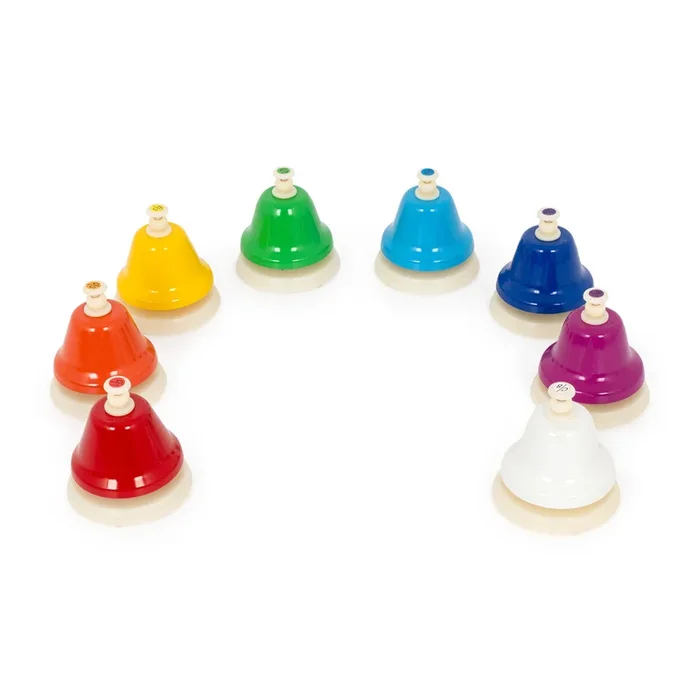 Percussion Workshop colour desk bells – set of 8