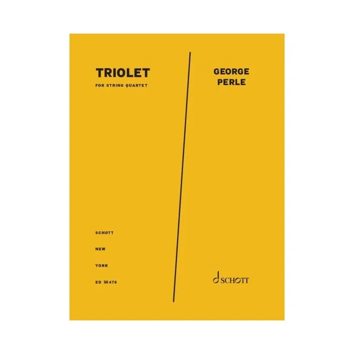 Perle, George – Triolet