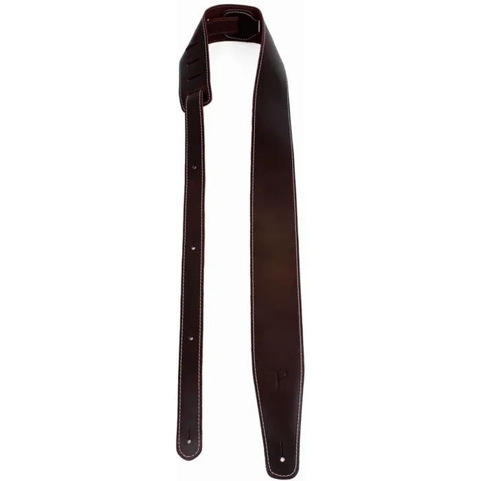 Perris 2.5″ Baseball Leather Guitar Strap in Wine
