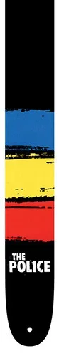 Perris 2.5″ Leather Hi-Res “The Police” Licensed Guitar Strap
