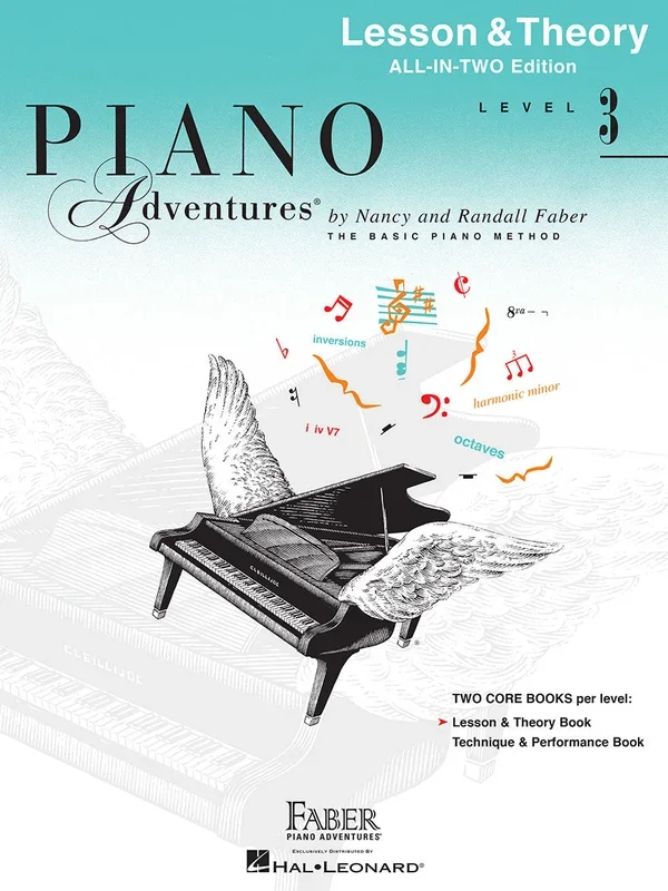 Piano Adventures All-In-Two Lesson & Theory – Level 3
