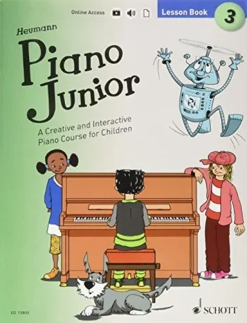 Piano Junior Lesson Book 3: Creative And Interactive Piano Course: Edition With Online Audio