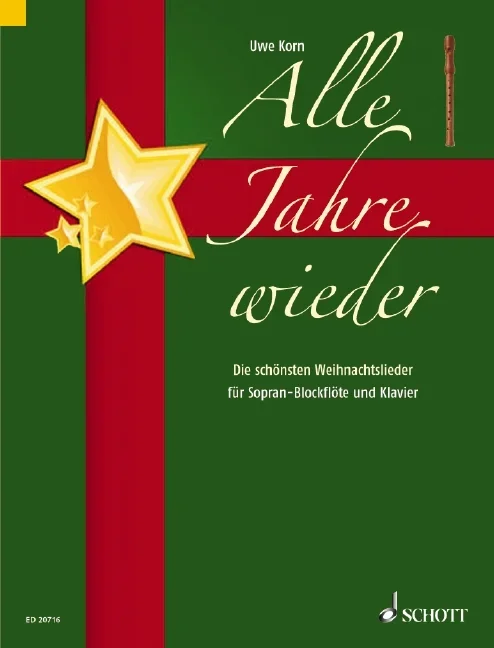 Pierpont, James : Pierpont, James : Jingle Bells, – soprano recorder and piano – Schott Digital