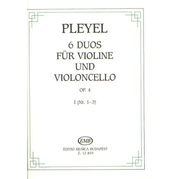 Pleyel, Ignace – 6 Duos Vol. 1