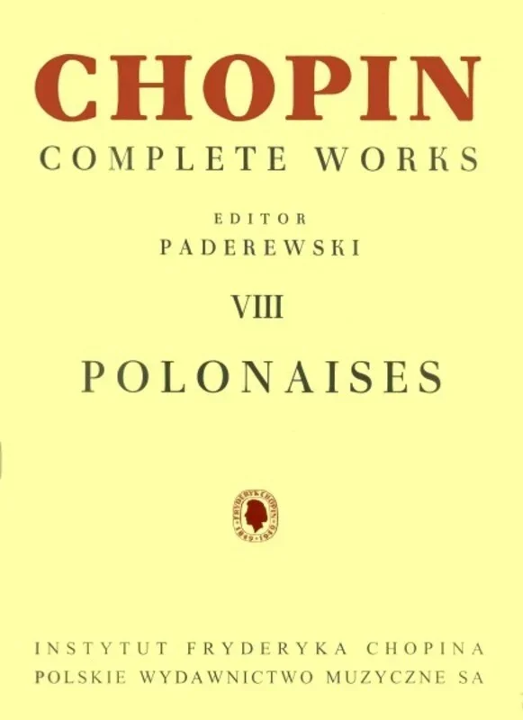Polonaises Ed Paderewski Cw Viii (Softcover Book)