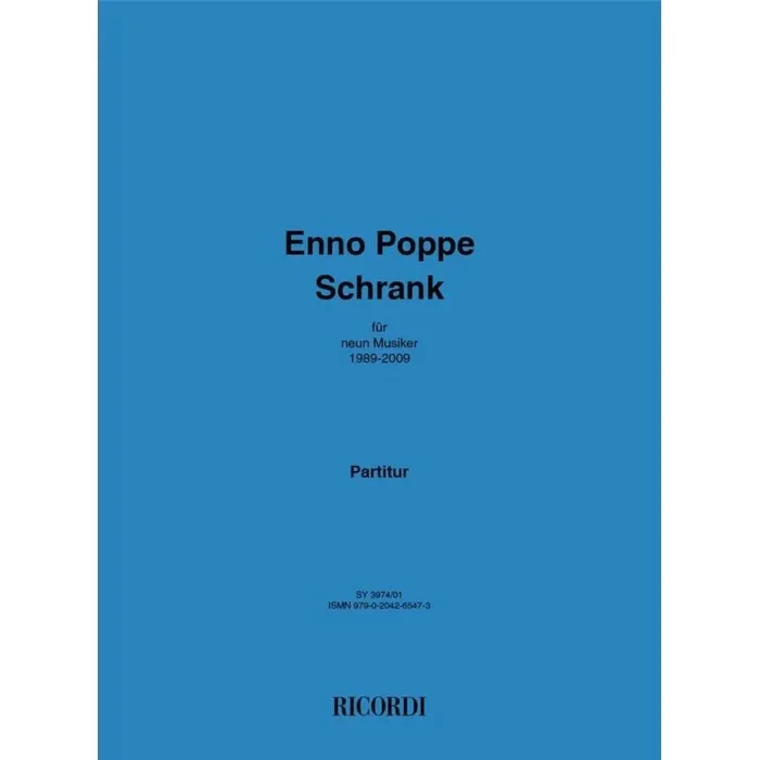 Poppe, Enno – Schrank