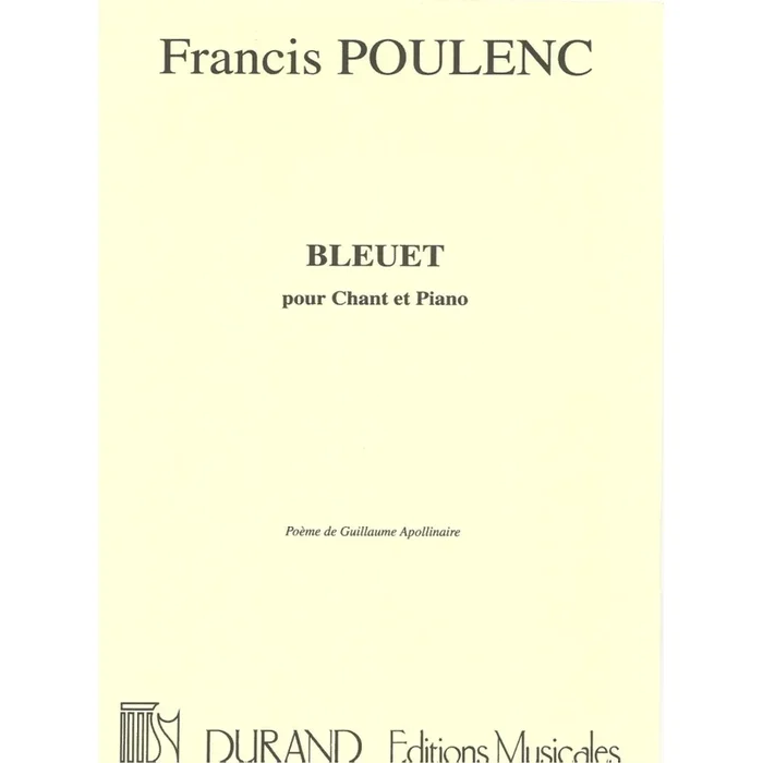 Poulenc, Francis – Bleuet