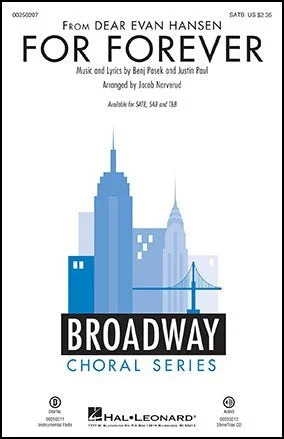 Pour toujours de Cher Evan Hansen (SATB)