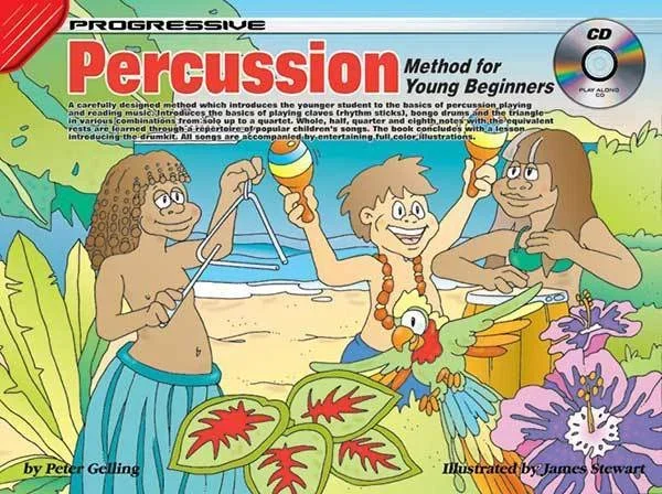 Progressive Percussion Method For Young Beginners Book/CD