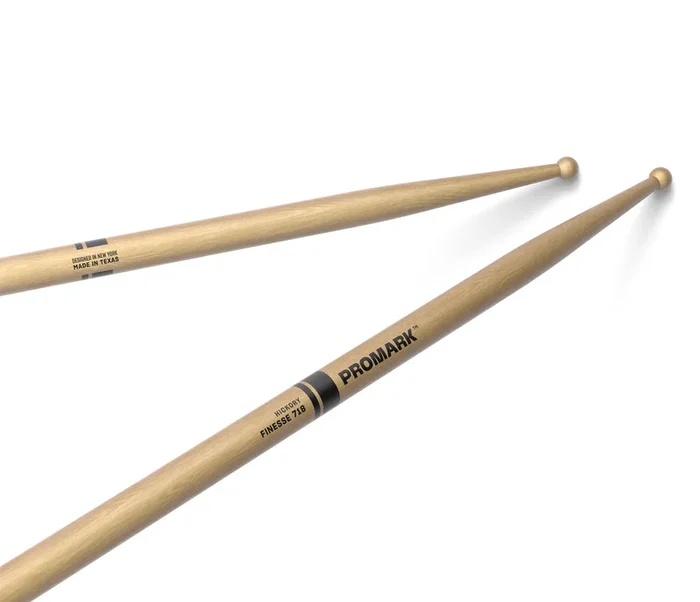ProMark Finesse 718 Hickory Drumstick, Small Round Wood Tip