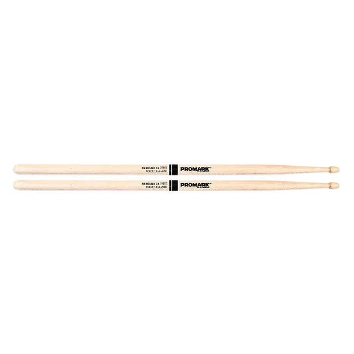 Promark Rebound 7A Drumsticks – Hickory Acorn Wood Tip