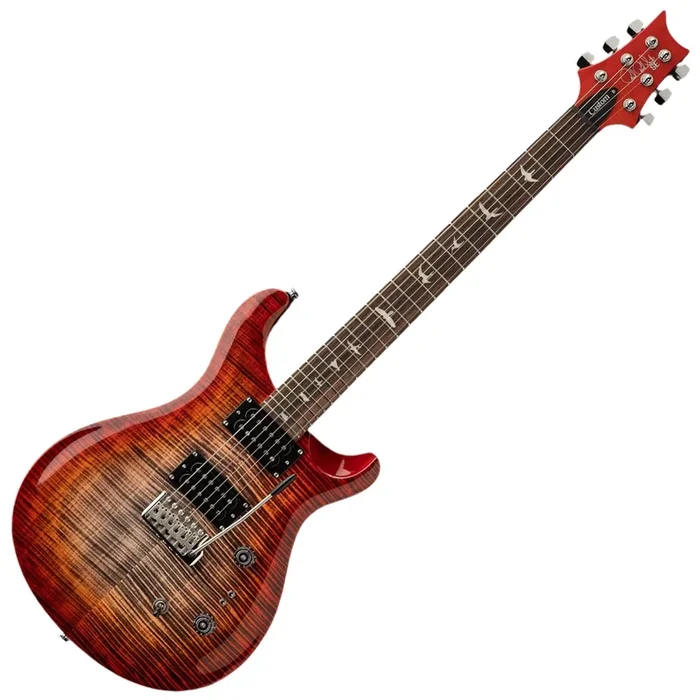 PRS SE Custom 24 Electric Guitar in Charcoal Cherry Burst – CU44CG