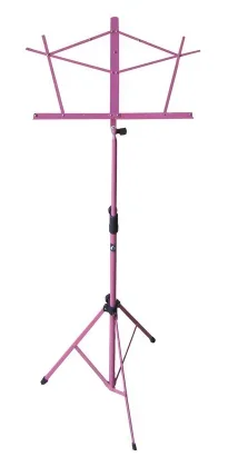 Pupitre de partitions pliable de luxe (rose)