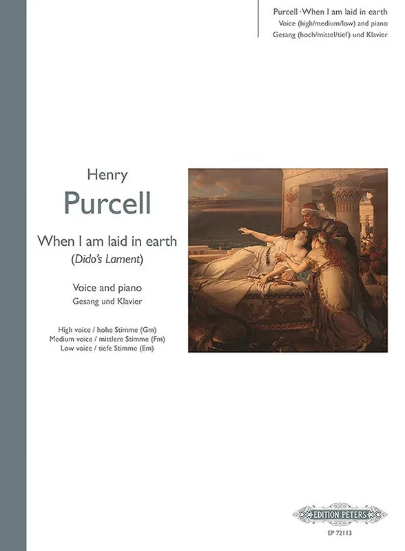 Purcell: When I Am Laid in Earth (3 Keys in One)