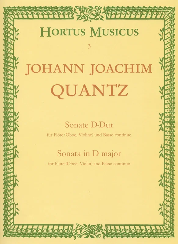 Quantz: Flute Sonata in D Major, QV 1:Anh.15a