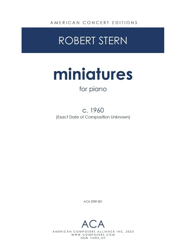R. Stern: miniatures
