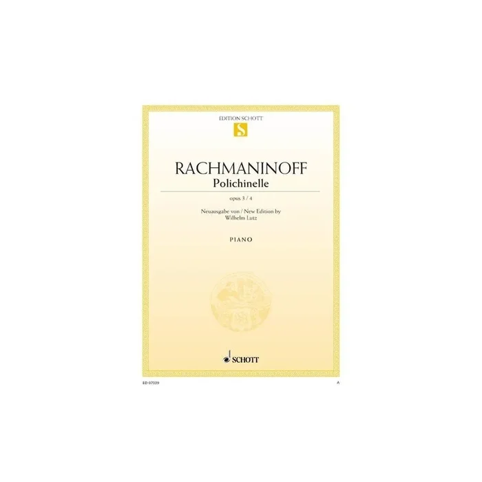 Rachmaninoff, Sergei Wassiljewitsch – Polichinelle op. 3/4