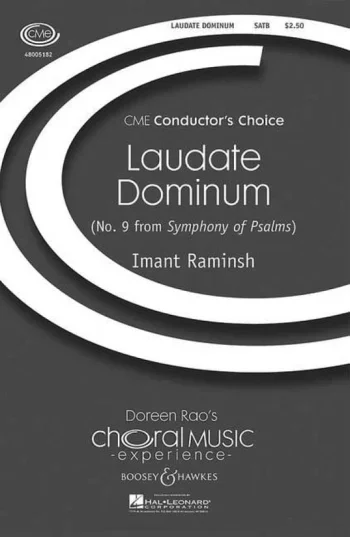 Raminsh : Symphony Of Psalms No. 9 Laudate Dominum (SATB) And Piano (Boosey)