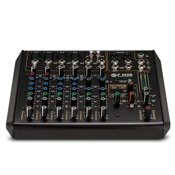 RCF F10-XR 10-Channel Mixer w/ FX and Recording