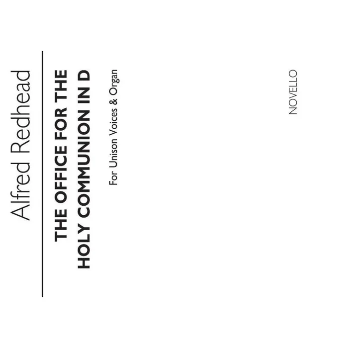 Redhead, Alfred – The Office For The Holy Communion In D