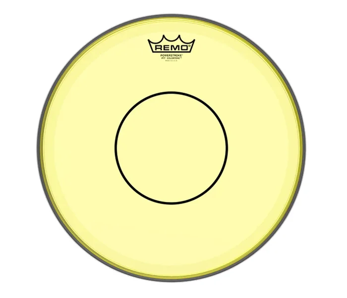 Remo 14 ” Powerstroke 77 Yellow Colortone Batter Drum Head