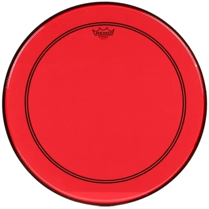 Remo 22″ Powerstroke 3 Colortone Red Bass Drum Head