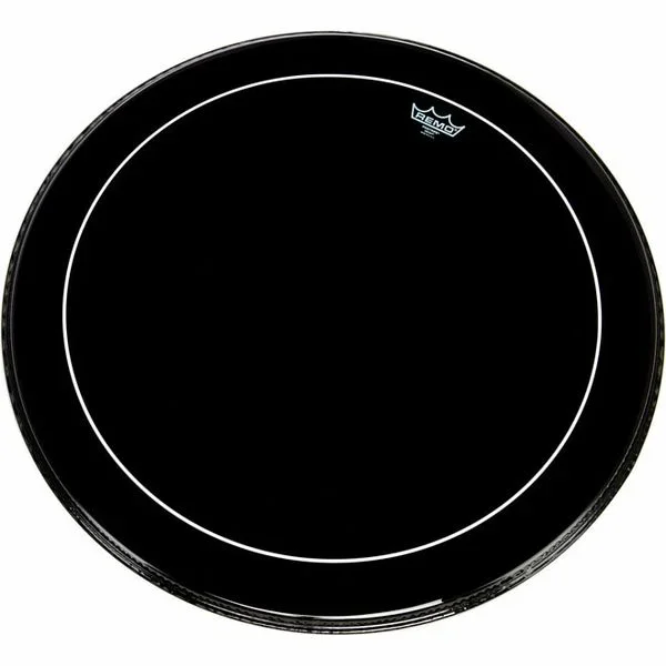 Remo 26″ Pinstripe Ebony Bass Drum