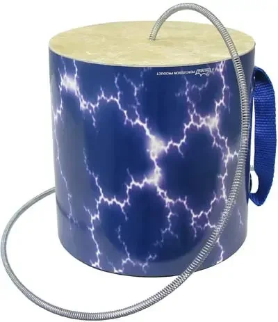 Remo 6 x 6 Inch Thunder Tube with Stormy Graphics – SP-0606-TL