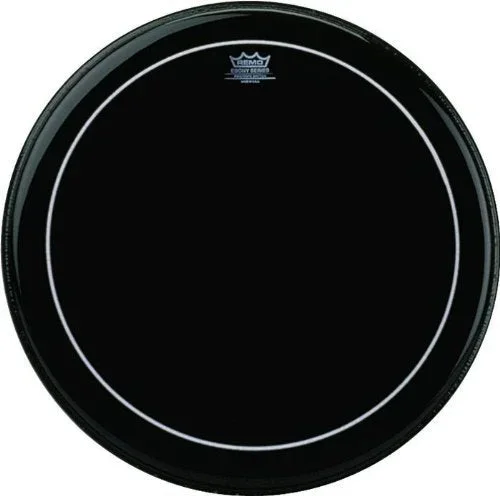Remo Bass, PINSTRIPE®, EBONY®, 22″ Diameter
