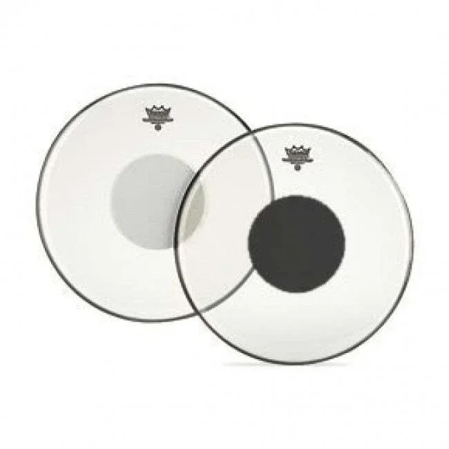 Remo CS-0313-10 Controlled Sound Drum Head Skin 13 inch Clear 13” With Black Dot on Top