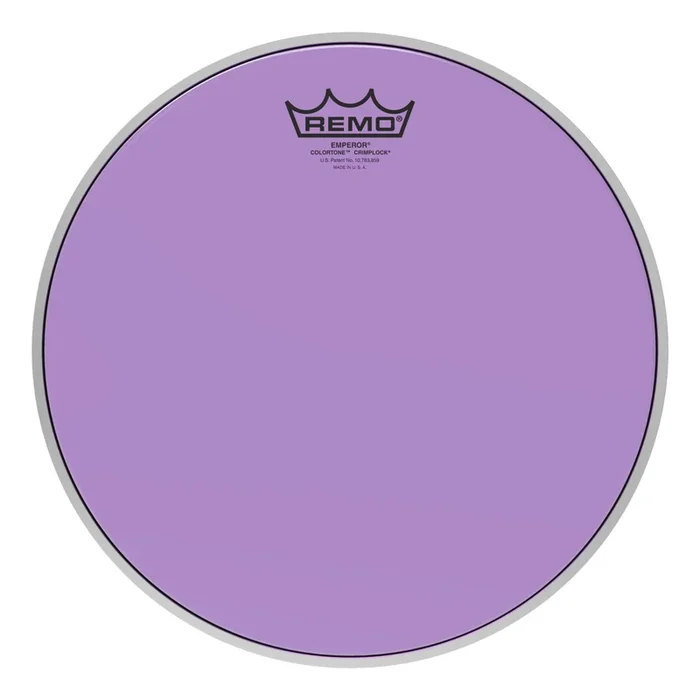 Remo Emperor Colortone Crimplock Purple Tenor Drumhead 12″